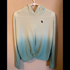 Abercrombie kids Girl Cozy long- sleeve tie-front.